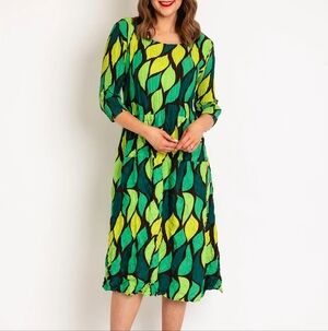 NEW Women's Alquema Jungle Dress Size 0 = 6 / 8 Medium $325